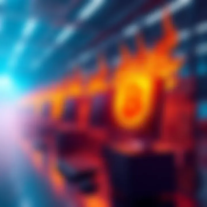 A group of computers working together to enhance the burn rate of SHIB cryptocurrency, symbolizing community effort and collaboration.