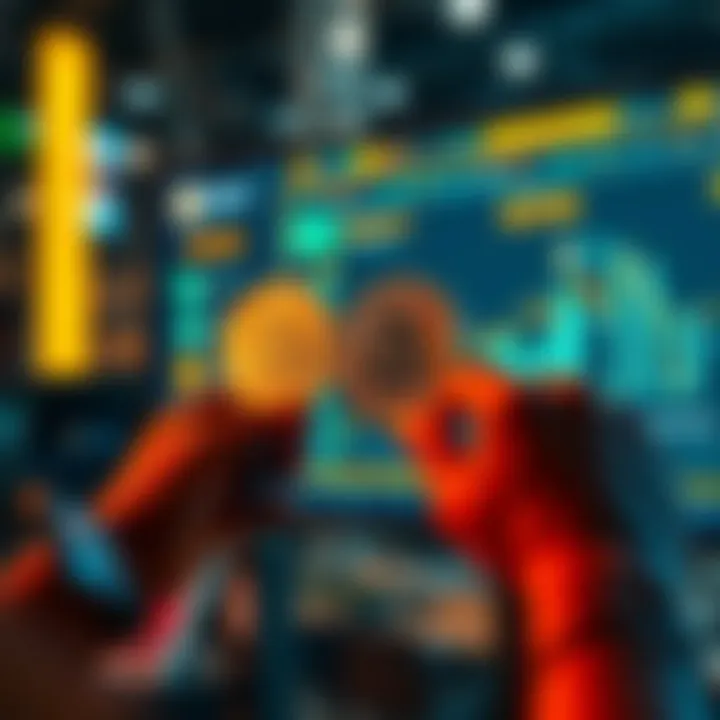 A person exchanging Bitcoin for Solana on a decentralized platform, showing digital assets on screen