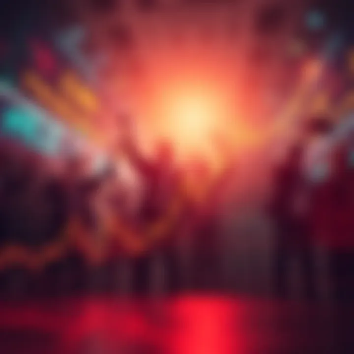 Bull Market Revival A graph showing a rising trend in stock prices, with optimistic investors celebrating in the background.