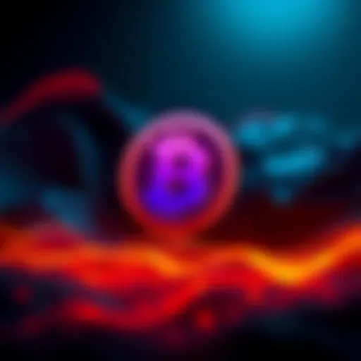 A visual representation of Buttcoin, featuring a stylized logo with vibrant colors against a contrasting background.