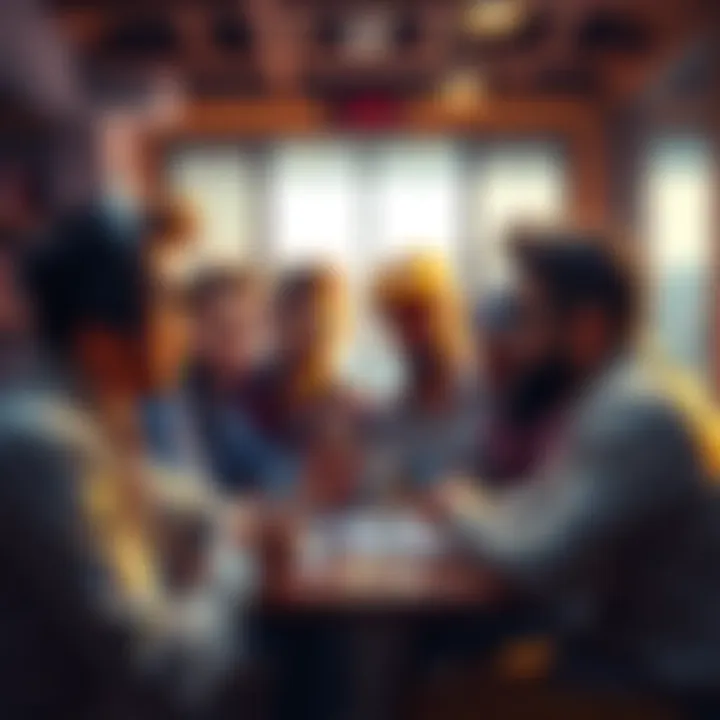 A group of crypto enthusiasts sharing their views on fiat currency performance in a casual setting.