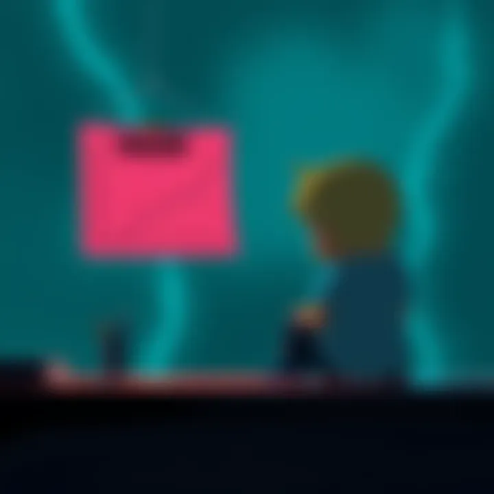 A distressed character named Butters sitting alone, looking at a failed creepto chart, symbolizing lost opportunities and regret.
