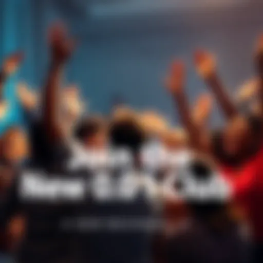A group of diverse people cheering together, symbolizing hope and growth as they join the 0.01 club.