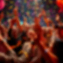 People celebrating reaching a new all-time high of 125k with confetti and smiles
