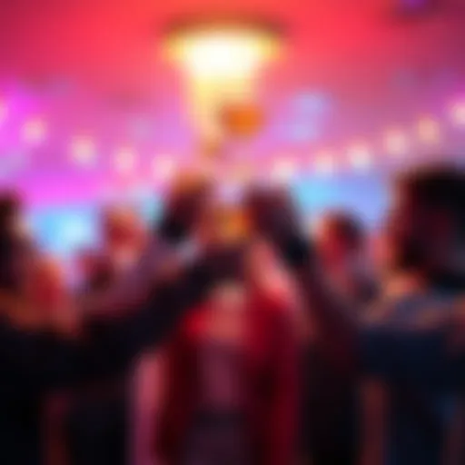 A group of people raising glasses in a toast, celebrating the upcoming 2025 market changes