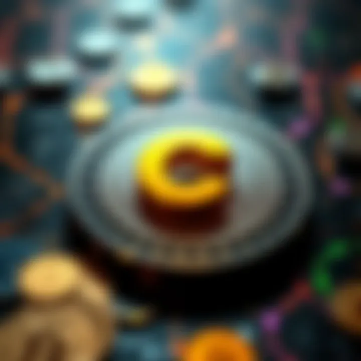 Chainlink logo in front of a digital cryptocurrency backdrop, symbolizing growth and partnerships in the crypto market.