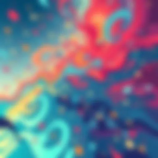 A vibrant illustration showing a chaotic scene with swirling colors and dynamic shapes, symbolizing the activation of Chaos Mode and its impact on daily life.