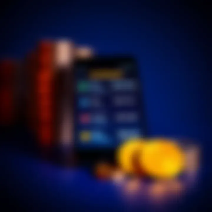 A smartphone screen showing account balances replaced by dots, representing problems with Coinbase customer service.