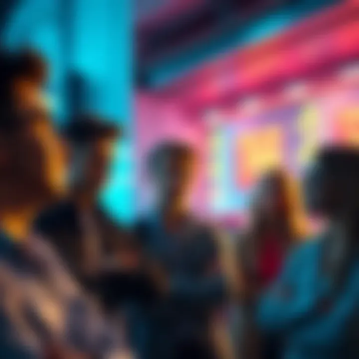 A group of people discussing the effectiveness of Coinbase promotions, looking curious and engaged.