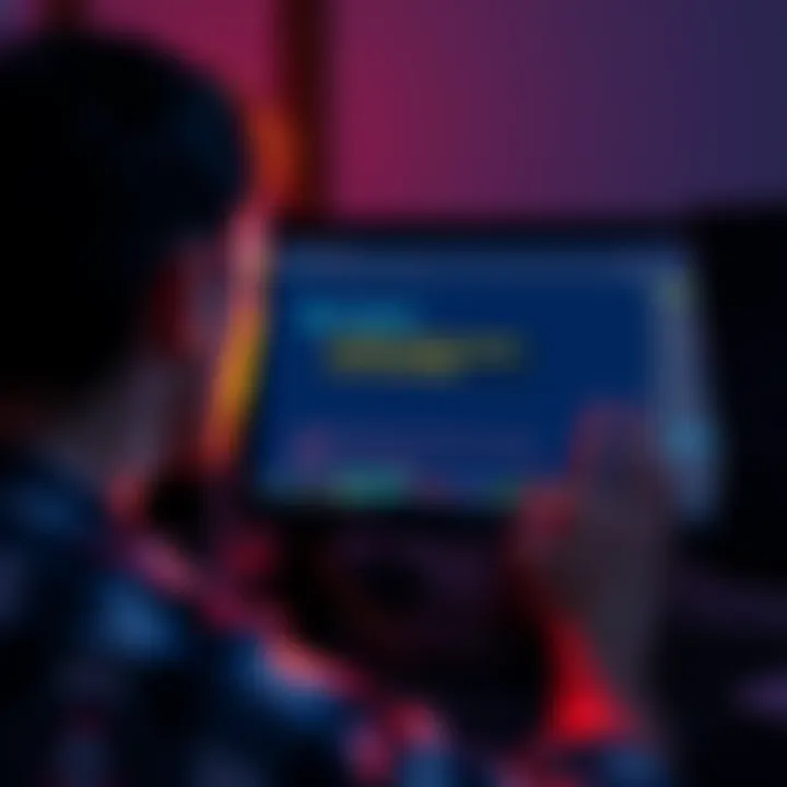 A frustrated person looking at a computer screen showing a Coinbase wallet error message, indicating funds are inaccessible.