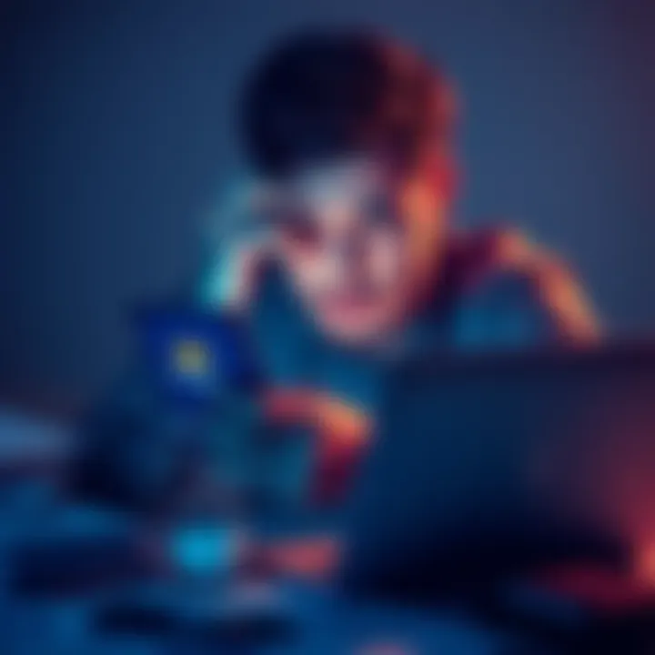 A person looking frustrated while using the Coinbase app on their phone, surrounded by papers and a laptop showing withdrawal issues