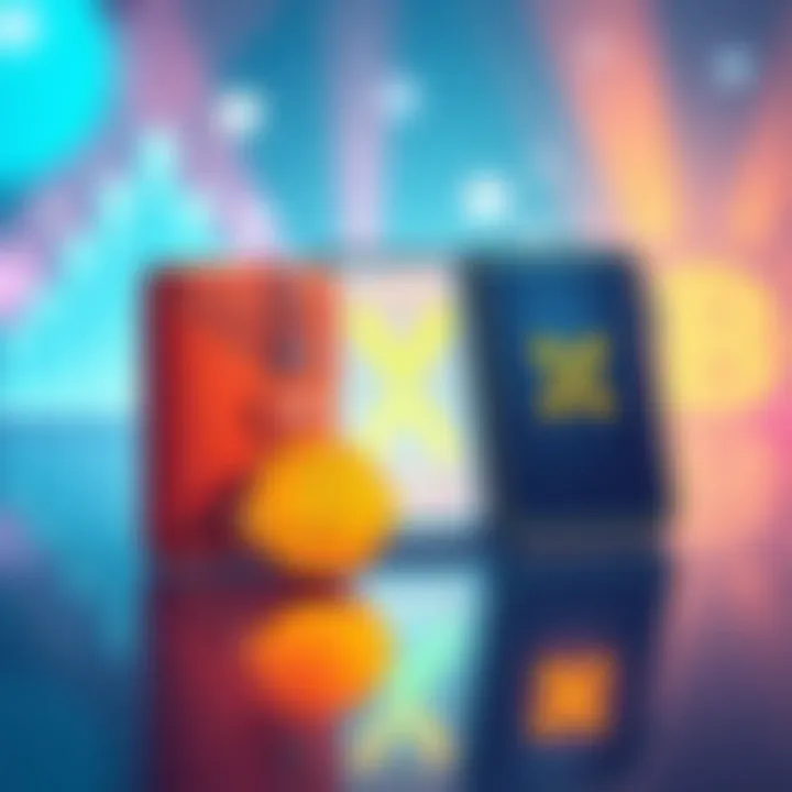Illustration of three different cold wallets for XRP storage including D'cent, Trezor, and Ledger.