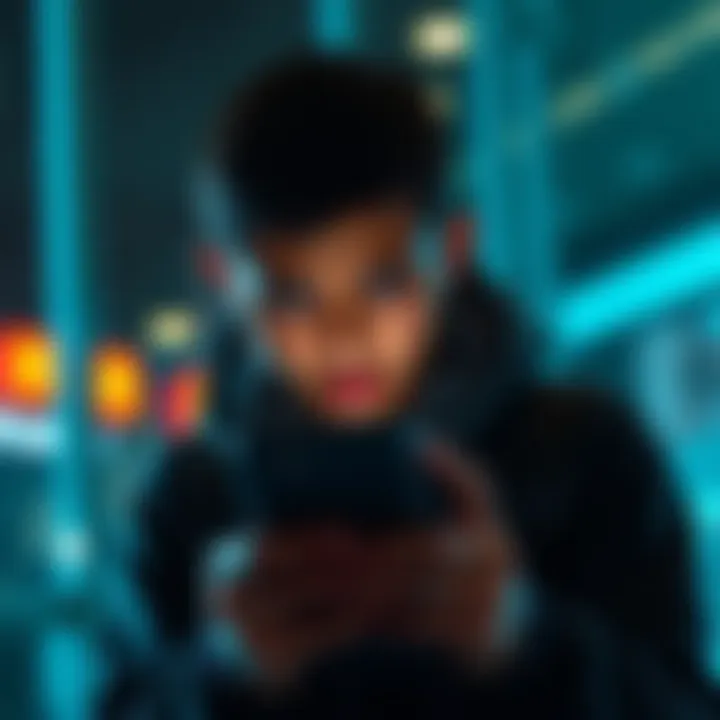 A person looking worried while reading direct messages about Ledger moderators on their phone