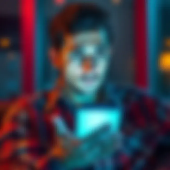 A person looking puzzled while reading an email on their phone, showing concern about potential scams