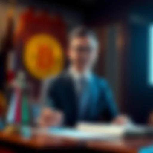 Governor Lamont signing a law that bans state investments in Bitcoin and virtual currencies