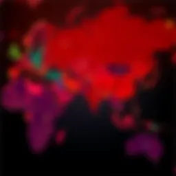 Map highlighting countries with no withdrawal fees for USDC on Solana