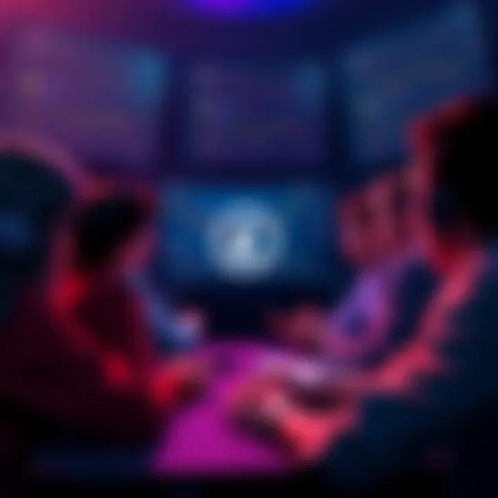 A group of people discussing negative opinions about Litecoin in a crypto forum setting, with screens showing charts and comments.