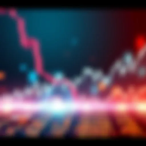A line graph showing fluctuations in the value of CRO cryptocurrency, highlighting recent drops and potential recovery areas.