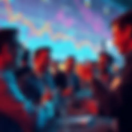 Excited investors discussing the upcoming CRO ETF and its potential impact on cryptocurrency values.