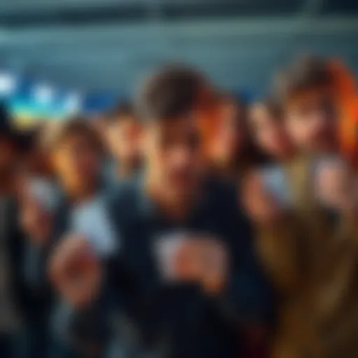 A group of frustrated individuals holding empty card holders, showing disappointment over missing CRO cards