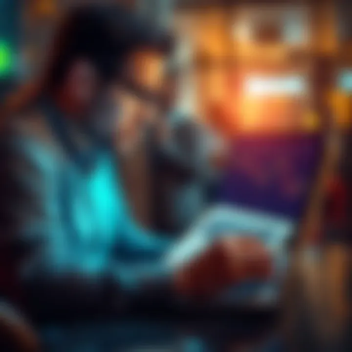 Crowdcube Investment Loss A worried investor checking financial news on a laptop, showing stocks declining on the screen.