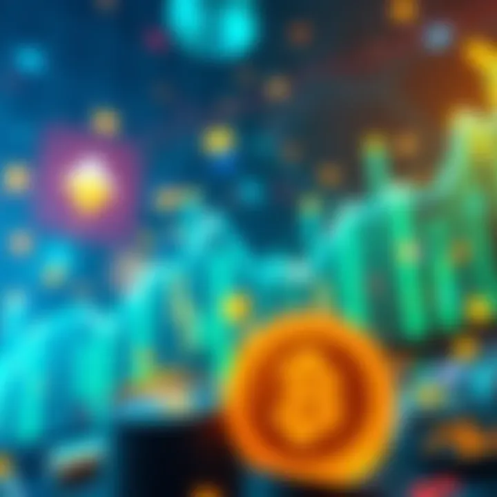 A digital graphic showing rising crypto charts and symbols representing various cryptocurrencies, highlighting the excitement of Uptober for investors.