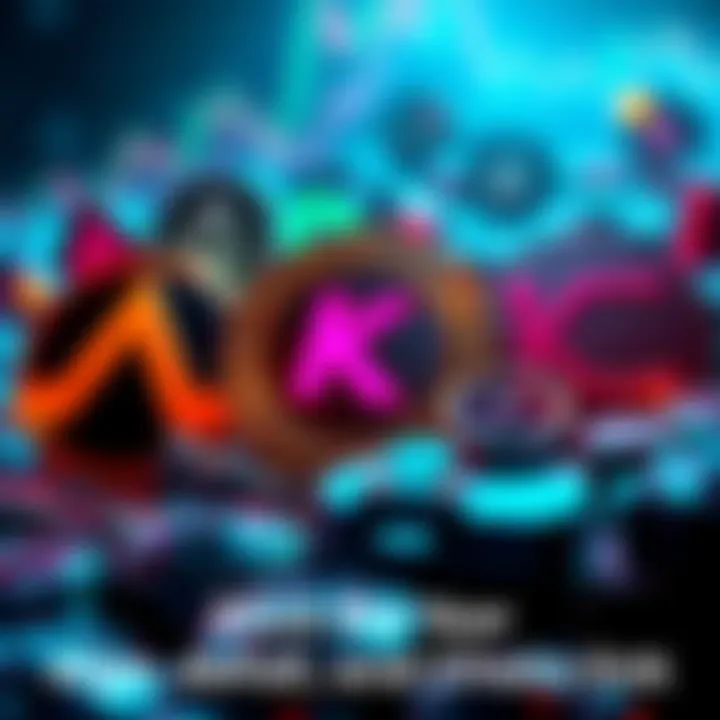 A visual comparison of Algo, Kaspa, and Chainlink cryptocurrencies, showing their logos and market trends