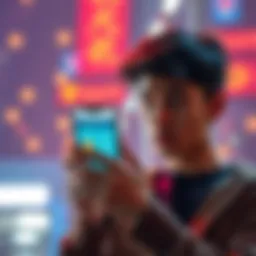 A person looking at their phone displaying a cryptocurrency wallet with BNB and Kaspa tokens, seeming puzzled about the transaction.