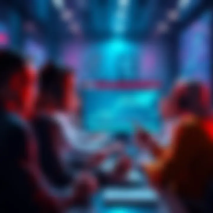 Group of people engaging in a cryptocurrency discussion online, sharing insights on trade tips and market trends.