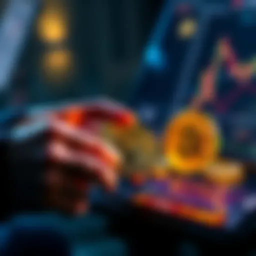 A person exchanging Ethereum for Bitcoin on a digital platform without KYC requirements.
