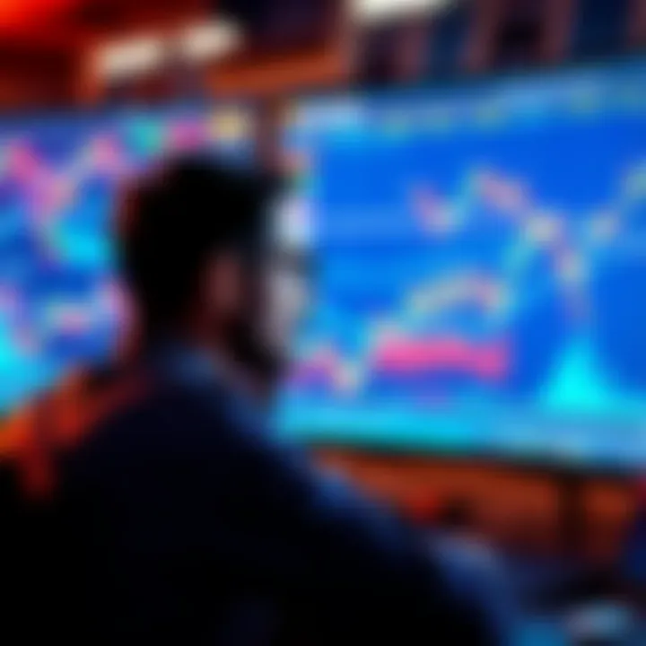 A person looking at graphs and charts on a computer screen, reflecting on past crypto investments like Ethereum and planning future investments in Bitcoin and altcoins.