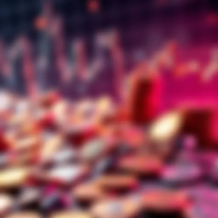 Crypto Market Crash A visual representation of a drastic decline in cryptocurrency values, showing a downward trend on a graph with broken coins in the background.