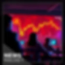 Crypto Market Liquidation A graphic showing a plummeting cryptocurrency chart with worried investors watching their screens