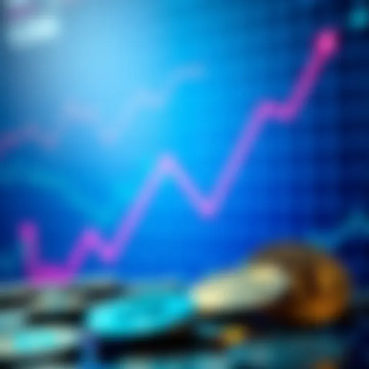A visual representation of cryptocurrency losses, showing a downward trend graph with digital coins in the background.