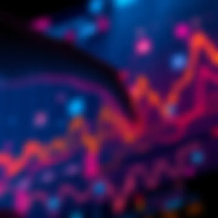 A line graph illustrating the trends in the cryptocurrency market, highlighting high Bitcoin dominance and possible market fluctuations.