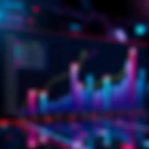A chart showcasing growth trends of HBAR, XRP, QNT, POLY, and VET in the crypto market.