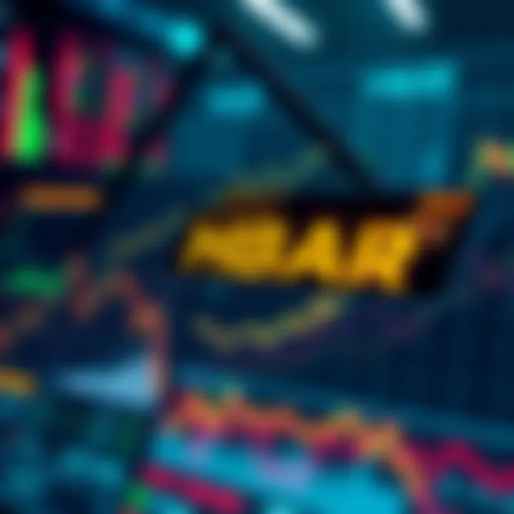 A visual representation of a portfolio fully invested in HBAR, showing charts and graphs indicating market trends.