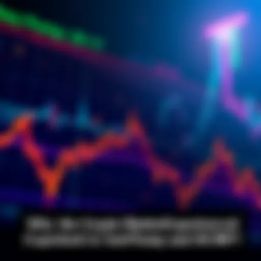 A graph showing a steep decline followed by a sharp increase in cryptocurrency values, illustrating market fluctuation.