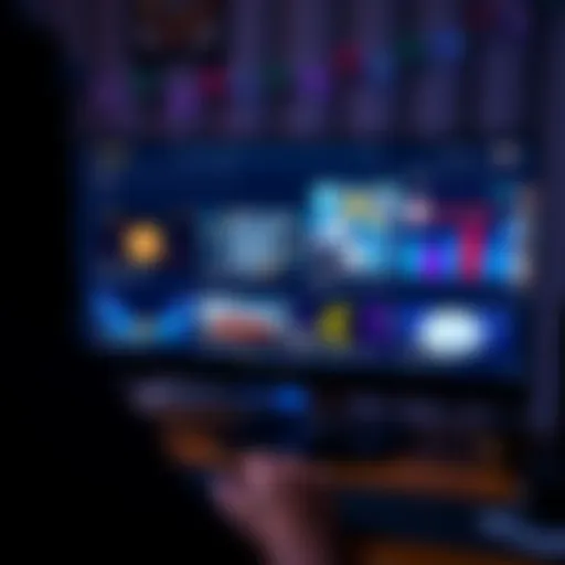 A computer screen displaying various cryptocurrency videos with engaging thumbnails and titles, showing the significance of crypto in finance.