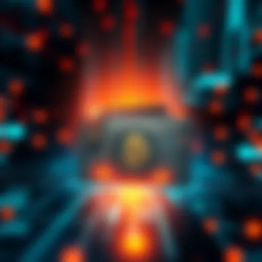 A graphic showing a digital wallet with a lock and Bitcoin symbol, representing privacy in cryptocurrency transactions.