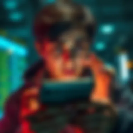 Individual looking stressed while checking their banking app for a crypto withdrawal, showing a worried expression as they wait for funds.