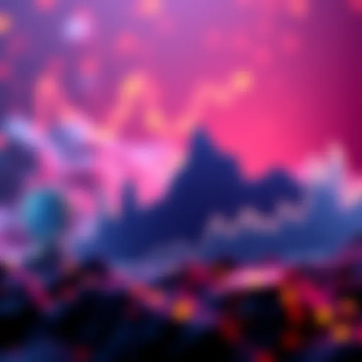 Graph showing predicted price trends for XRP, Solana, and Binance Coin until 2025