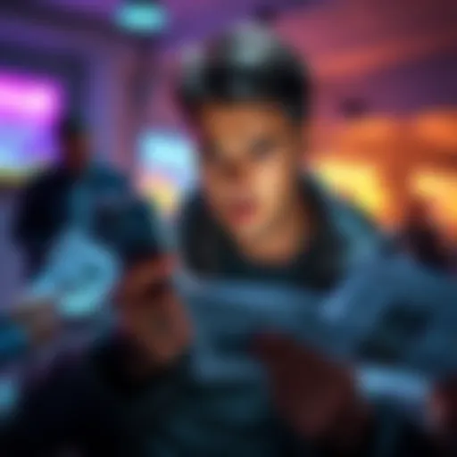 Frustrated customer holding a phone with a worried expression, surrounded by documents related to their £2,000 recovery case, looking for advice from others.