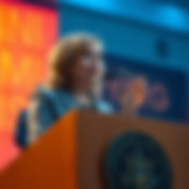 Senator Cynthia Lummis speaking at a podium about two proposed crypto bills for 2026