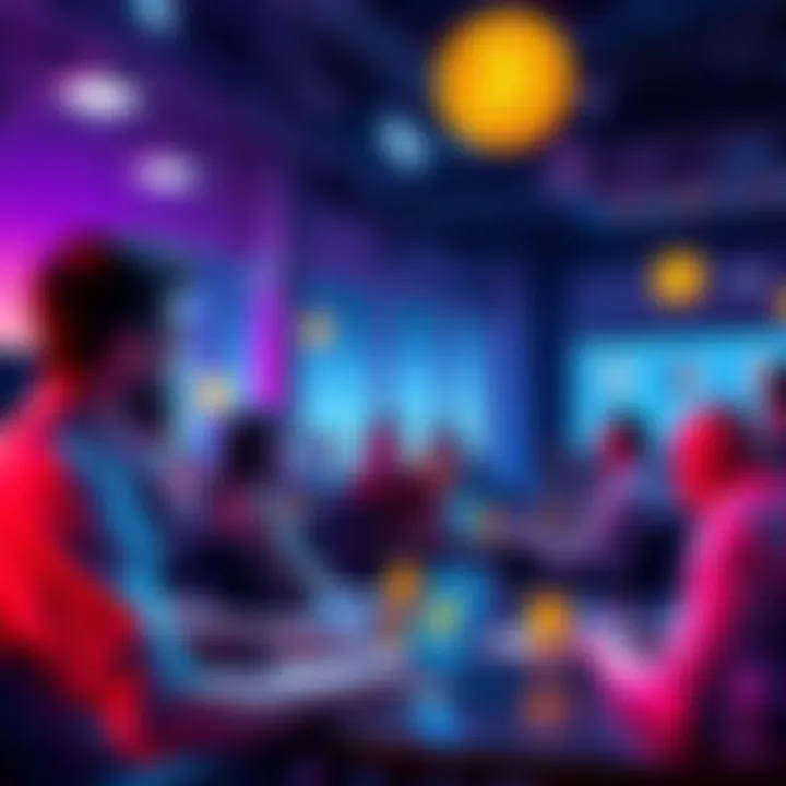 People engaging in a lively Bitcoin discussion online, sharing ideas and questions in a forum setting.
