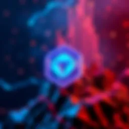 A graphic showing Datagram's logo alongside a representation of the Avalanche blockchain and financial growth, symbolizing the $4 million investment in decentralized technology.