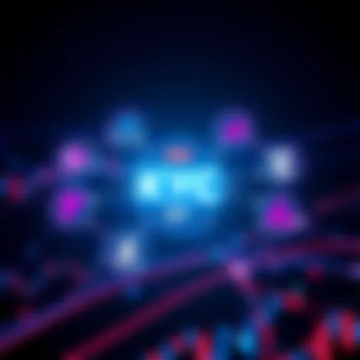 A graphic showing various DeFi exchange logos connected by a blockchain design, emphasizing privacy in trading.