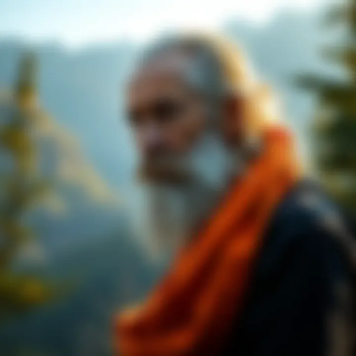 A portrait of Diogenes Ianakiara, the Klever founder, reflecting on his legacy in the crypto industry, surrounded by nature