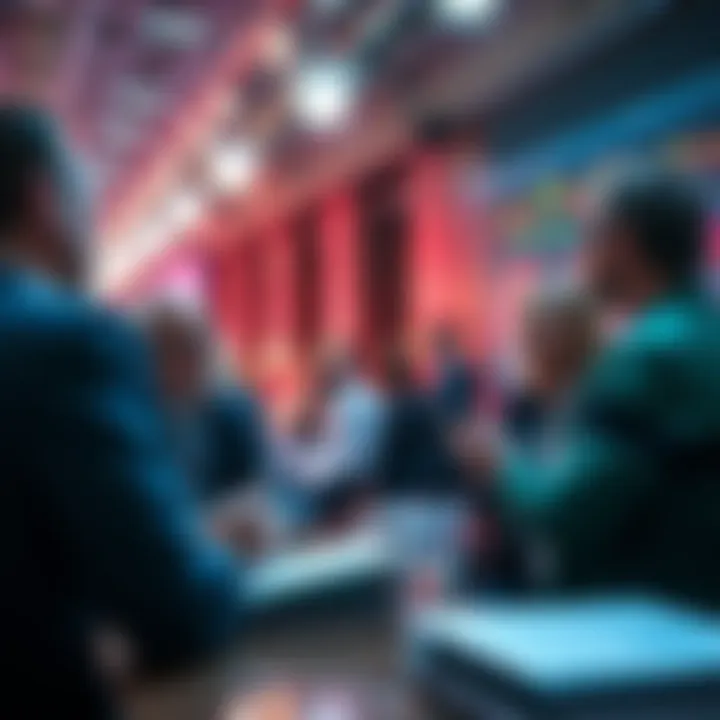 People engaging in conversation about Litecoin trading strategies and analysis.