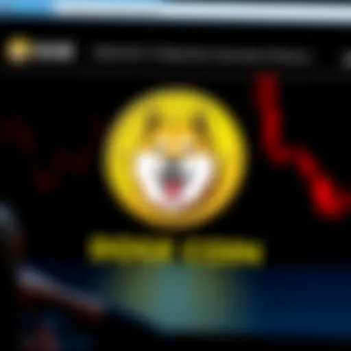 Doge Coin logo displayed on the Department of Government Efficiency's official website homepage, symbolizing hope for a price increase.